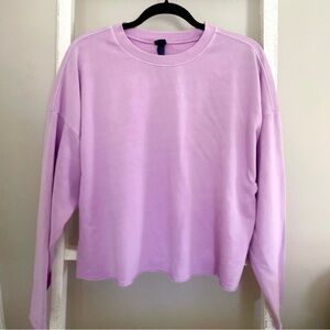 lavender oversized crewneck​​​​